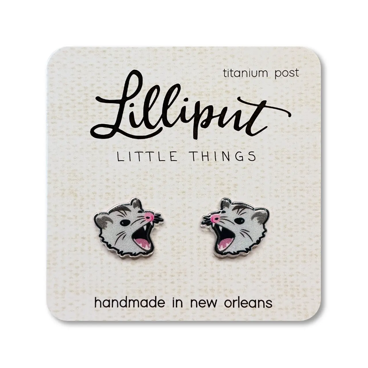 Possum Earrings