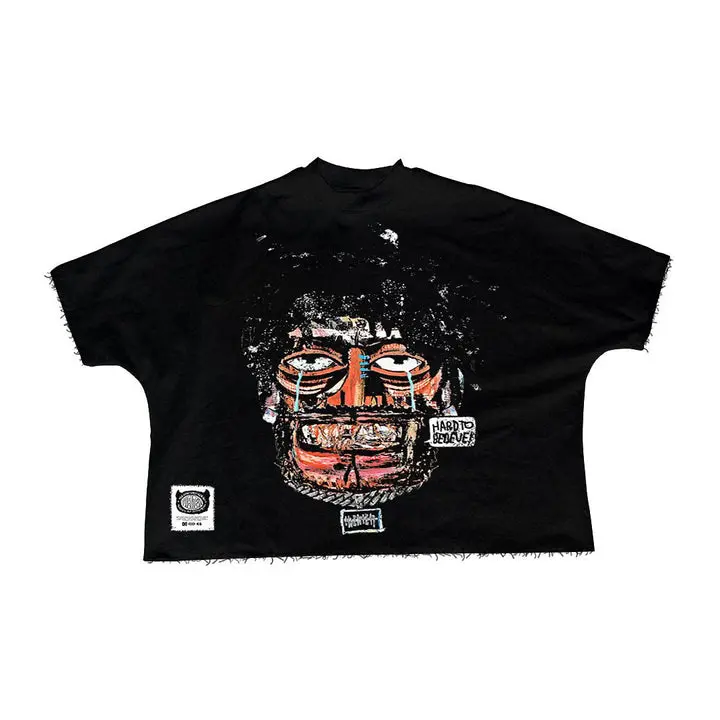 HTB Boxy Oversized Cropped Tee