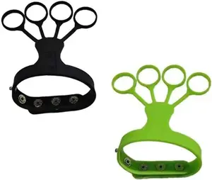 2 Silicone Strap Resistances, Green and Black Basketball Shooting Aid, Training Equipment for Improving Shot and Form