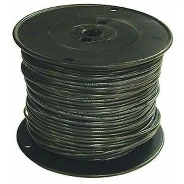 Southwire 22977357 Stranded THHN Electrical Wire - 10 AWG, Green, 500 ft Pre-Cut Length, Indoor/Outdoor Use, 20 lbs, Polyvinyl Chloride (PVC), Smooth Tough Nylon Jacket, High Quality Construction