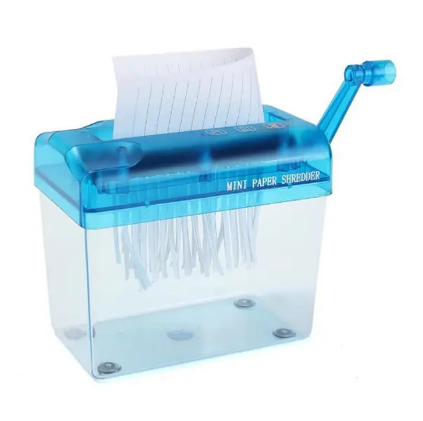 A6 Mini Manual Paper Shredder for Home and Office