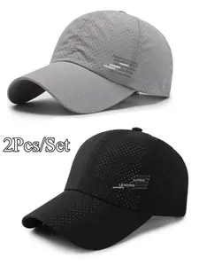 Unisex 2 Pack Trucker Cap | Quick Dry Lightweight Adjustable Snapback Cap Outdoor Baseball Hat for Men Women Snapback Hats Snapback Style
