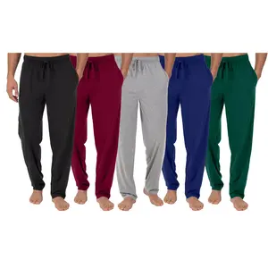 Multi-Pack Men's Classic Cotton Blend Stretch Lounge Pants Pajama Sleepwear Gym