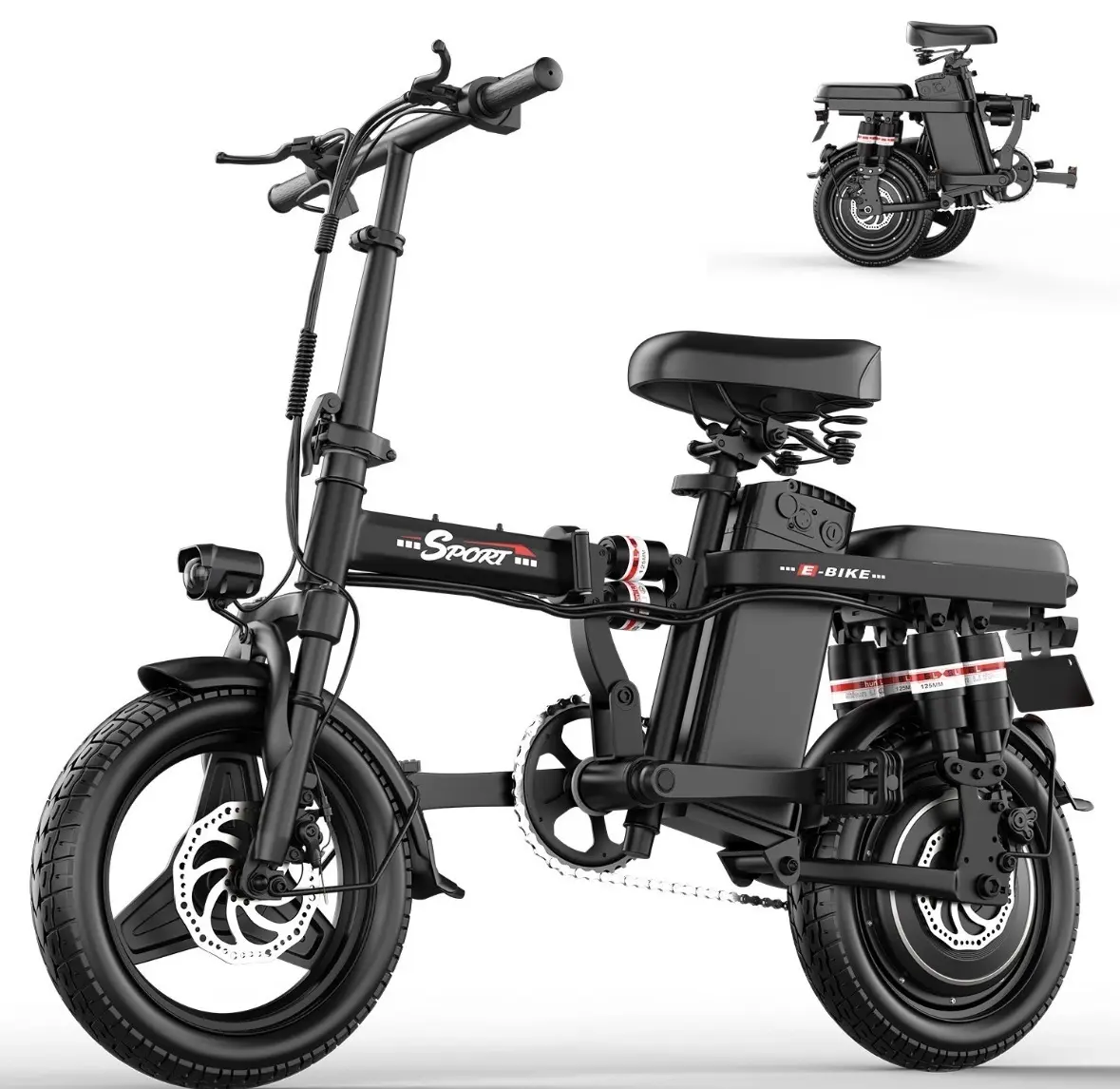 14 inch Lightweight Folding Ebike 1500W 14 inch Lightweight Folding Ebike 1500W