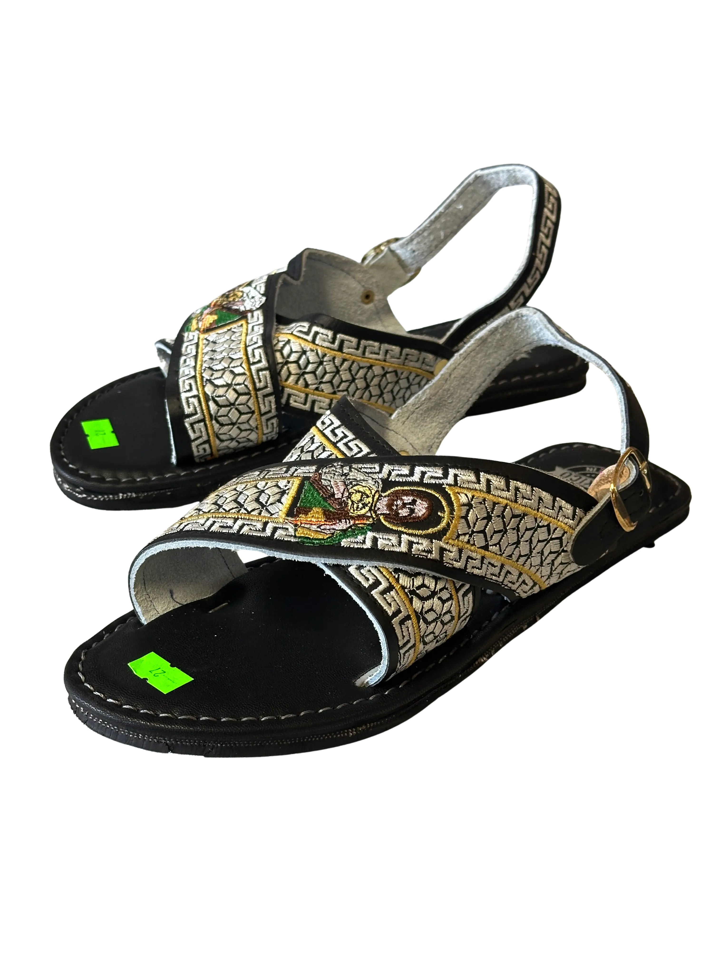 Men's Silk Thread "San Judas" Leather Cruzado Huarache Shoe