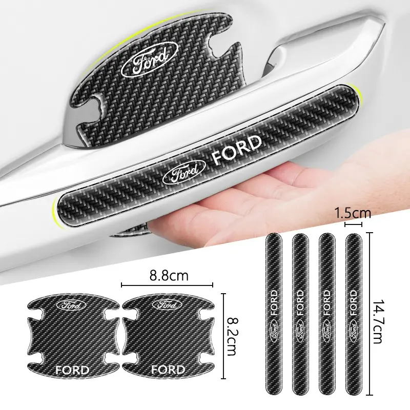 Ford Focus Galaxy Kuga Mondeo S Max Escape Fiesta Ranger Transit Edge Rearview Mirror Decal, Car Decals, Car Stickers, Durable Vinyl Material, Easy Application