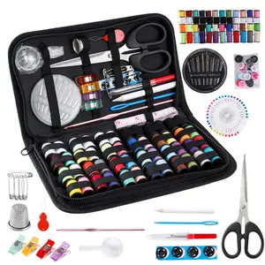 172-Piece Portable Sewing Kit For Home & Travel - DIY Hand Sewing Supplies With Needles, Thread, Buttons, Scissors - Compact Sewing Accessories Set For Mending, Repairs & Crafting