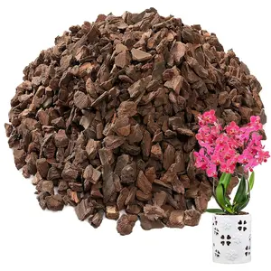 4qt  Zealand Orchid Bark, 1/2-3/4in Sun-Dried Medium  Pine  Chip Potting Barks, Orchids Mix  Compost Mulch for Promoting Root Development