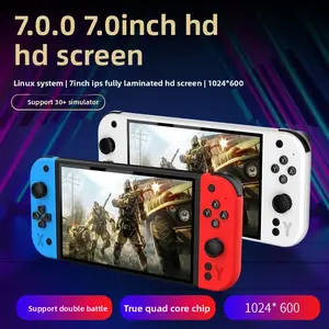 7-Inch Large Screen Retro Game Console, Portable Classic Video Games with Backlit Display, Handheld Gaming Device for Collectors and Gifts, Pocket-Sized Entertainment System