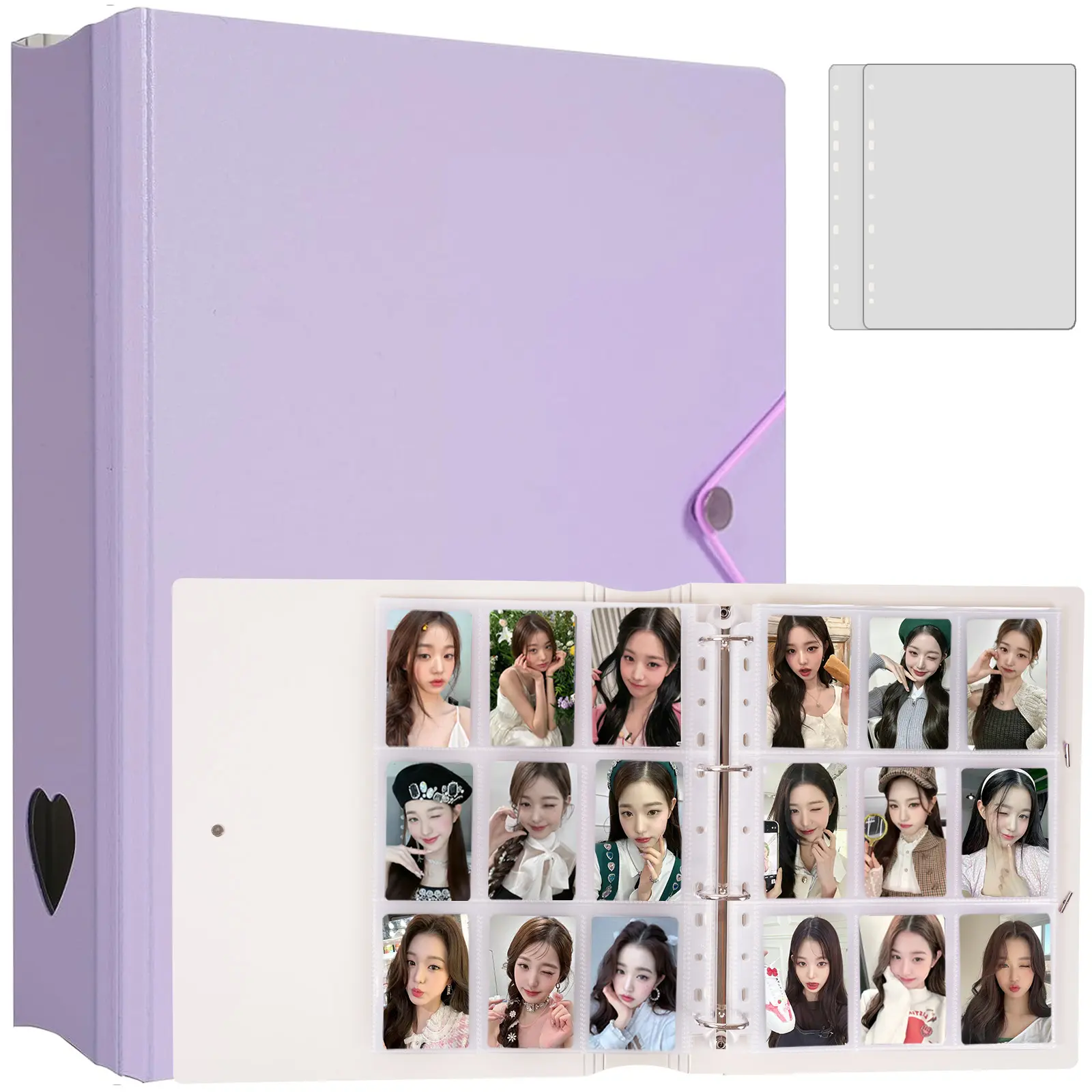 Kpop A4 A5 Minimalist Photocard Binder | 4 or 9 Pocket Single Side Inner  Refills and 2 Divider Acid-Free | Kpop Photocard Binder Decor Lightweight -  TikTok Shop