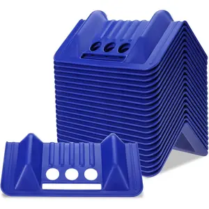 20 Pack Flatbed Edge Protectors, Heavy Duty Corner Protectors Tie Down Protectors Protects Cargo Edges from Wear and Tear(9.5"x 6.2"x 3.7"