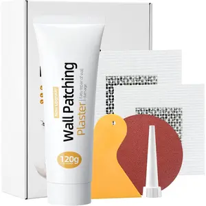 Drywall Patch Repair Kit with Scraper, 2" Wall Repair Patches Wall Spackle Repair Paste, Wall Mending Agent & Scraper  Quick Fix Solution for Home Wall, Plaster Dent &  Scratch Repair