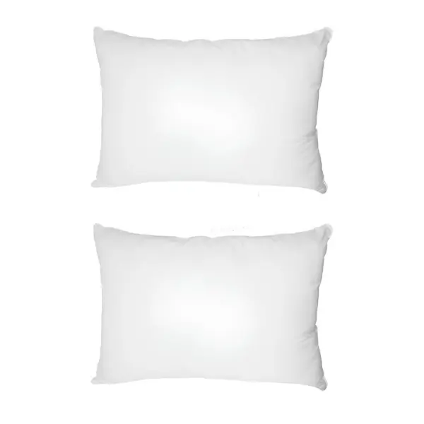 2-Pack Standard/Queen Size Bed Pillows - Durable, Ergonomic Memory Foam, Soft, Anti-Allergic, Cooling Bedding Pillows for Restful Sleeping