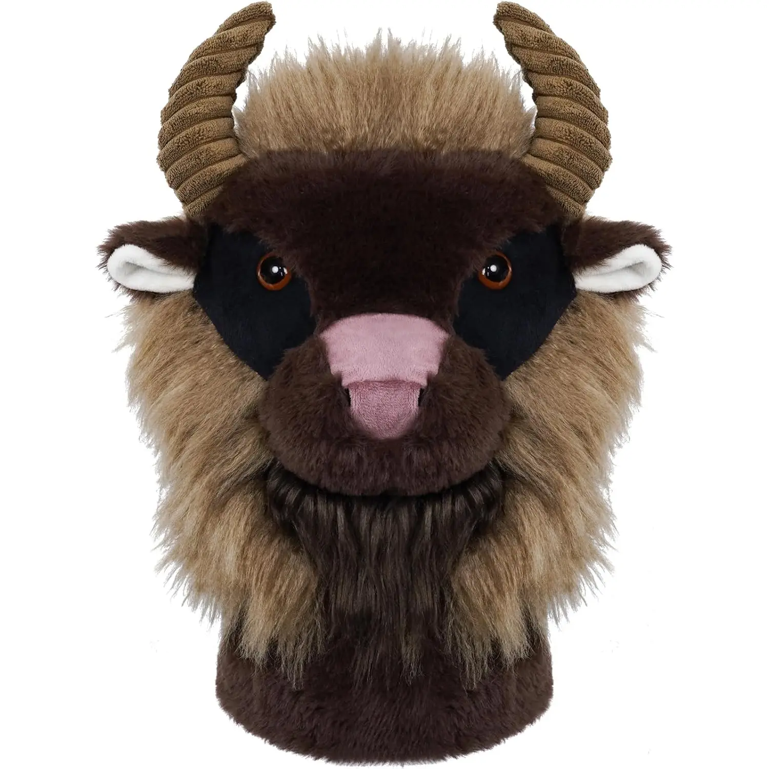 Golf Club Covers for Woods and Drivers Funny Driver Headcover Animal American Bison Golf Club Head Covers Golf Gifts for Men Women Plush