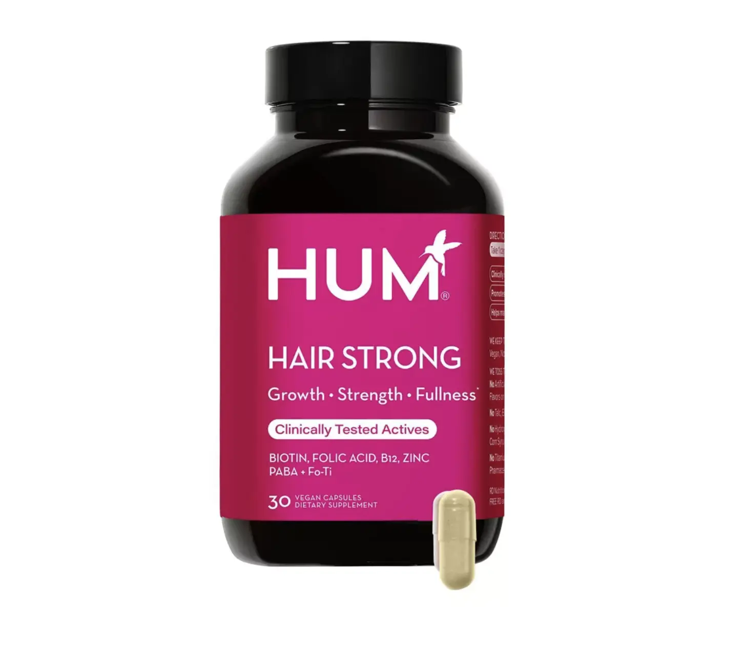 HUM Hair Strong Capsules Healthcare Supplement HUM Hair Strong Capsules Healthcare Supplement
