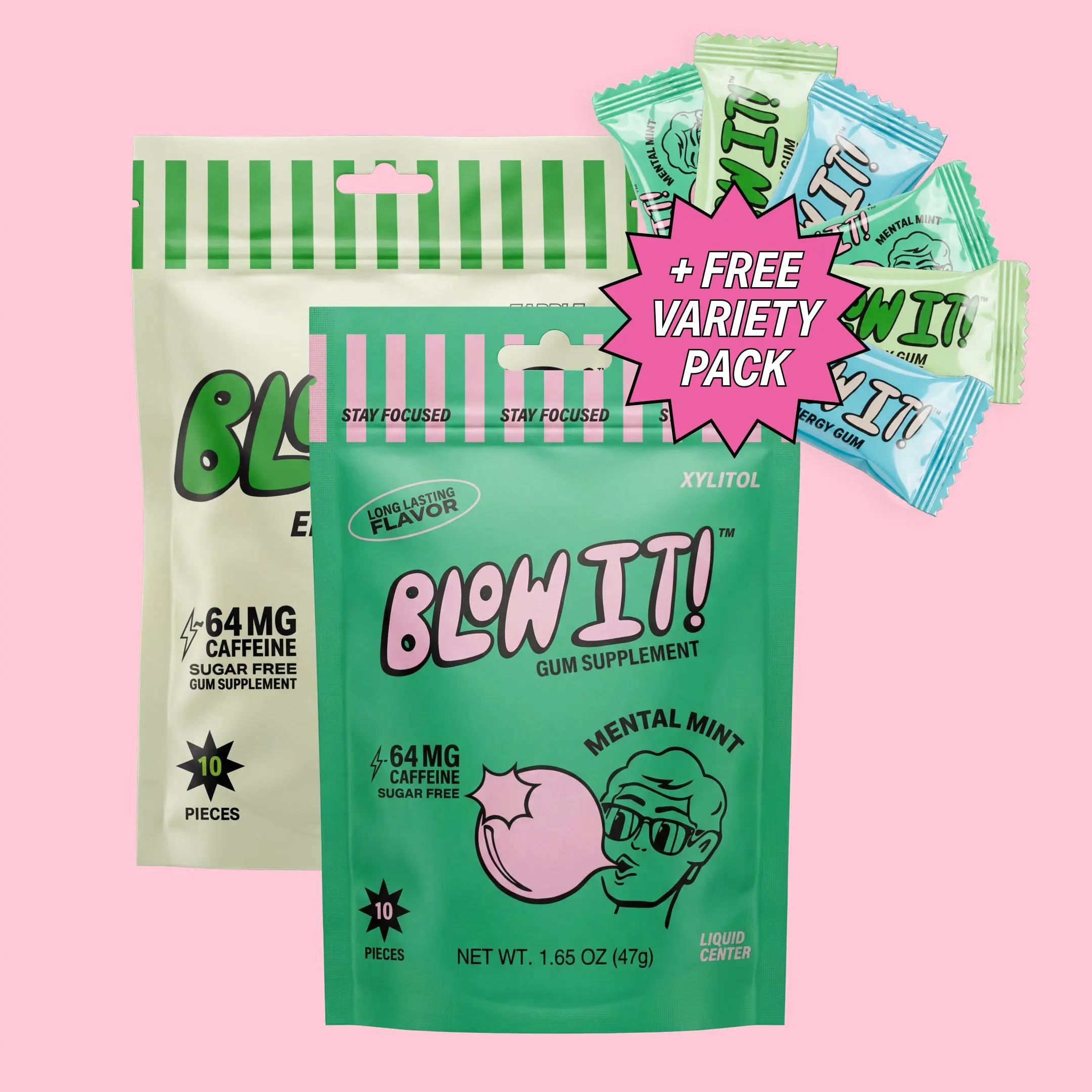 Blow It Energy Gum - 2-Pack: Build Your Pack