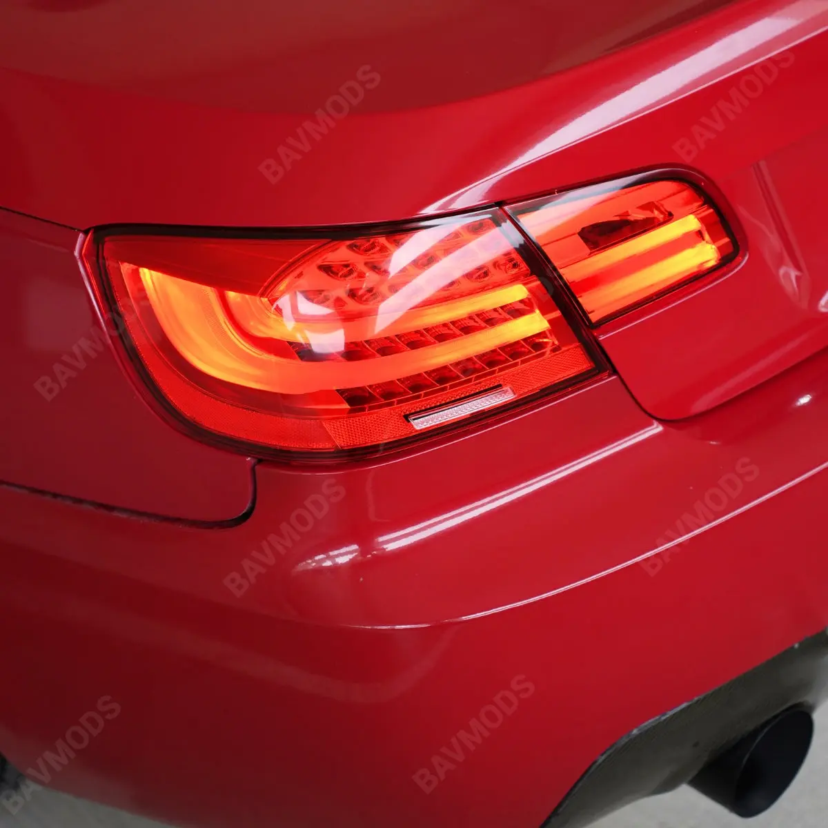 BMW E93 3 Series Convertible LCI Style Full LED Taillights - Modern OEM+ Facelift Upgrade, Sequential Side Markers, Verified Convertible Fitment