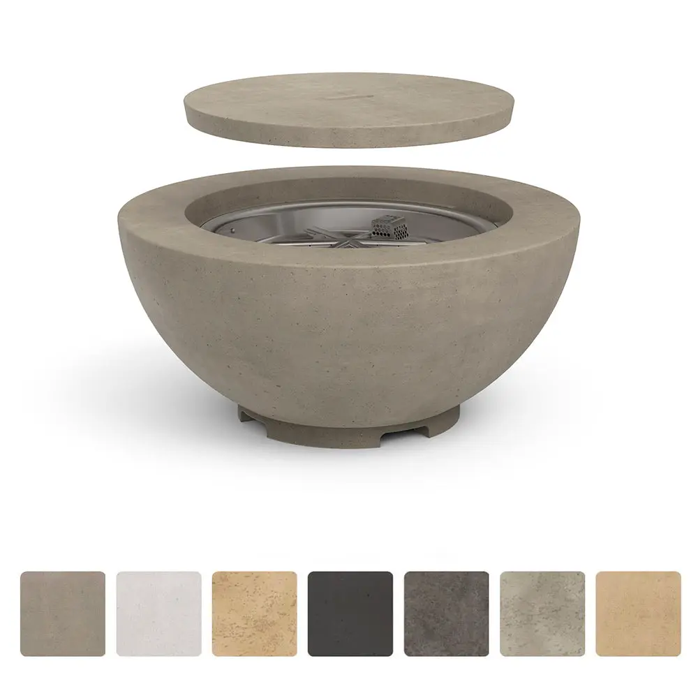 American Fyre Designs 32-Inch Chat Height Gas Fire Bowl
