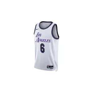 LEBRON JAMES LA LAKERS CITY EDITION SWINGMAN JERSEY "White" DO9597 101