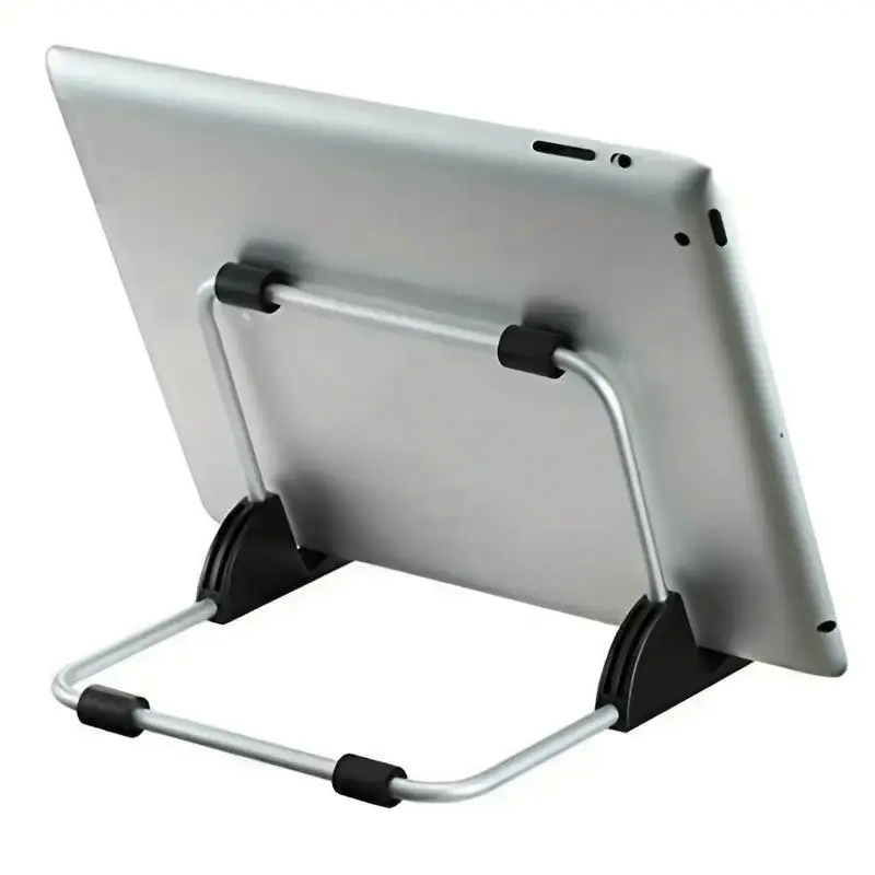 Folding Ergonomic Tilt-Adjustable Stand - Tablet Holder, Cellphone Mount, Desk Support for Laptops, Mobile Devices - Indoor Recreation Home Office Essential