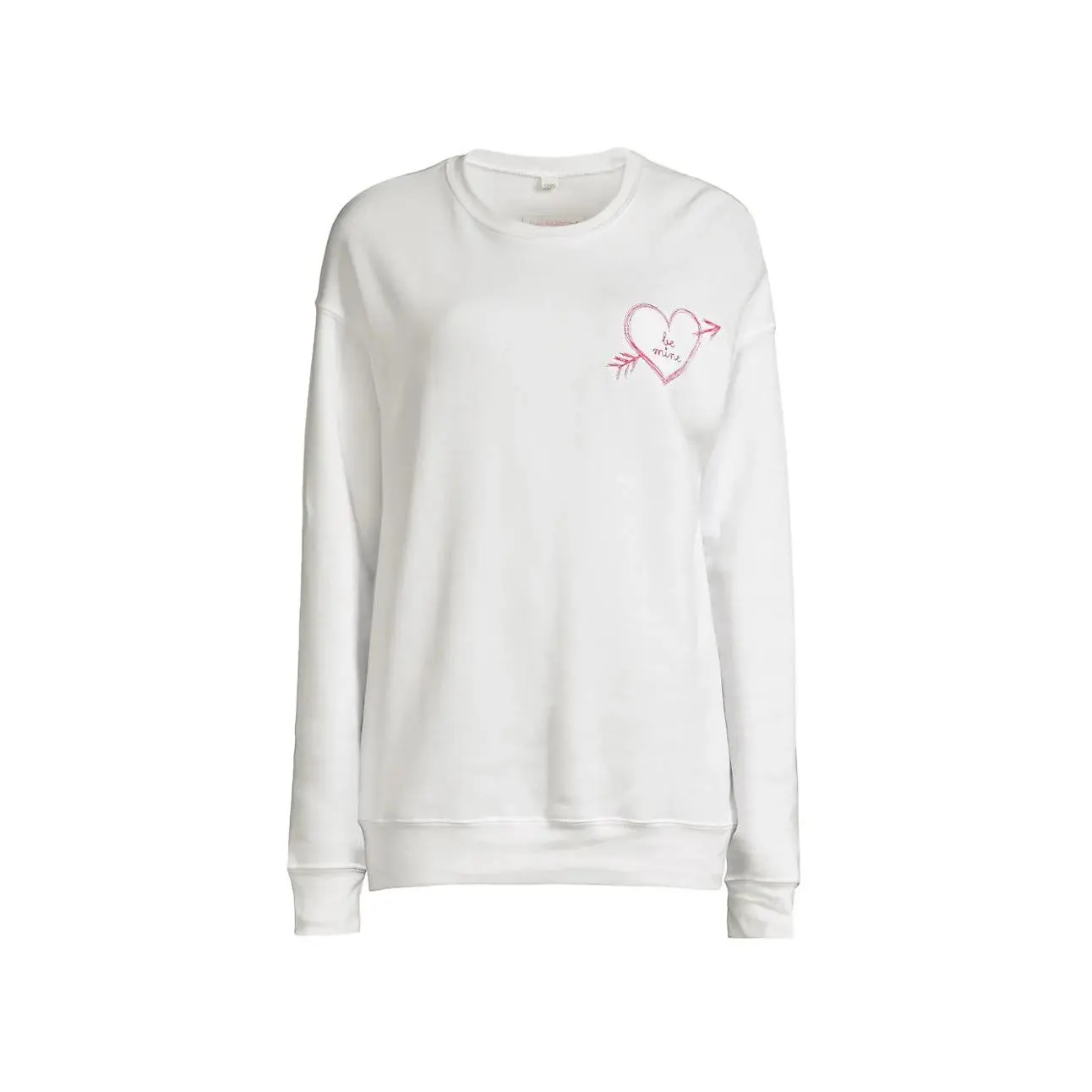Open Heart Bow + Arrow Adult Supersoft Crewneck Sweatshirt - Personalized