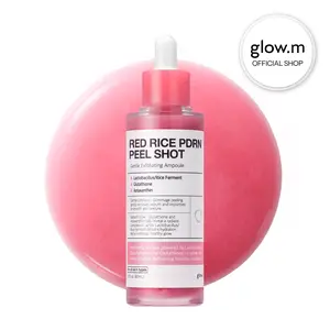 [glow.m] PDRN Pink Peel Shot Ampoule for Exfoliating Dark Spot & Hyperpigmentation Care Exfoliating with PDRN, Gluconolactone (PHA), and Niacinamide — Korean Skincare for Smoother, Even-Toned Skin