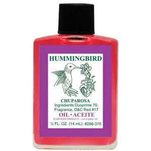 Indio Hummingbird (Aceite Chuparosa) Oil 1/2 fl.oz to attract love to your life or to increase your mates interest