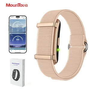 Multifunctional Smart Wearable Devices,Screenless Smart Bracelet - 30-Day Battery Life, 24/7 Health Monitor, Waterproof,Fitness Trackers with GPS for Women & Men, Wearable,Smartwatch Trackermanagement，health management