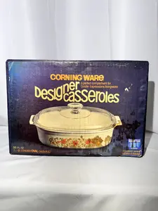 Corning Ware - Indian Summer- 1 1/2 Qt. Covered Oval Casserole