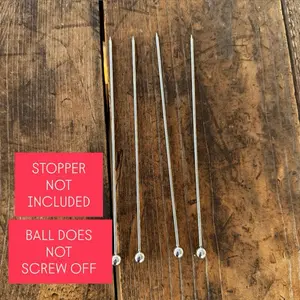 (AC15) 10pc - 6in Beadable Pokey Tool for Crafting Ideal for Beading and Jewelry Making Projects