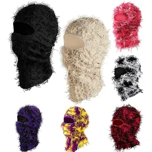 Ski Mask Balaclava, Yeat Shiesty Fluffy Knitted Full Face Mask for Men/Women