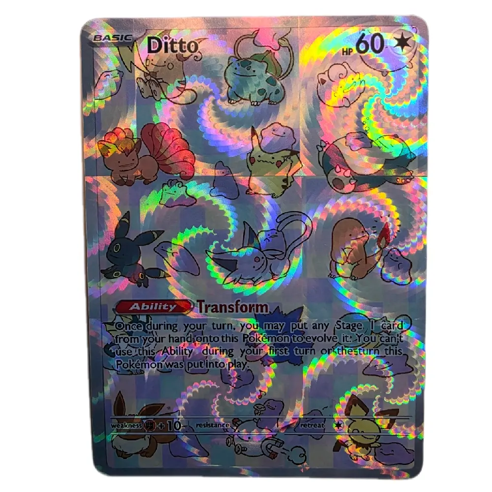 pokemon 23k gold plated trading card jigglypuff Ditto 17/18 Rare Pokemon Card (Detective Pikachu) + TitanCards® Toploader:  Amazon.de: Toys