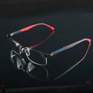 Presbyopia Reading Glasses with Metallic Frames  Compatible with 1.00 to 4.00 power, Metallic Frames for Men & Women ， Ideal for Office, Home, Travel ， Classic Business Style, Office Eyewear, Sophisticated Look, Durable Eyeglasses