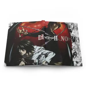Death Note Yagami Raito Notebook, Kira vs L Hardcover Journal Matte, Adventure Gift Notebook