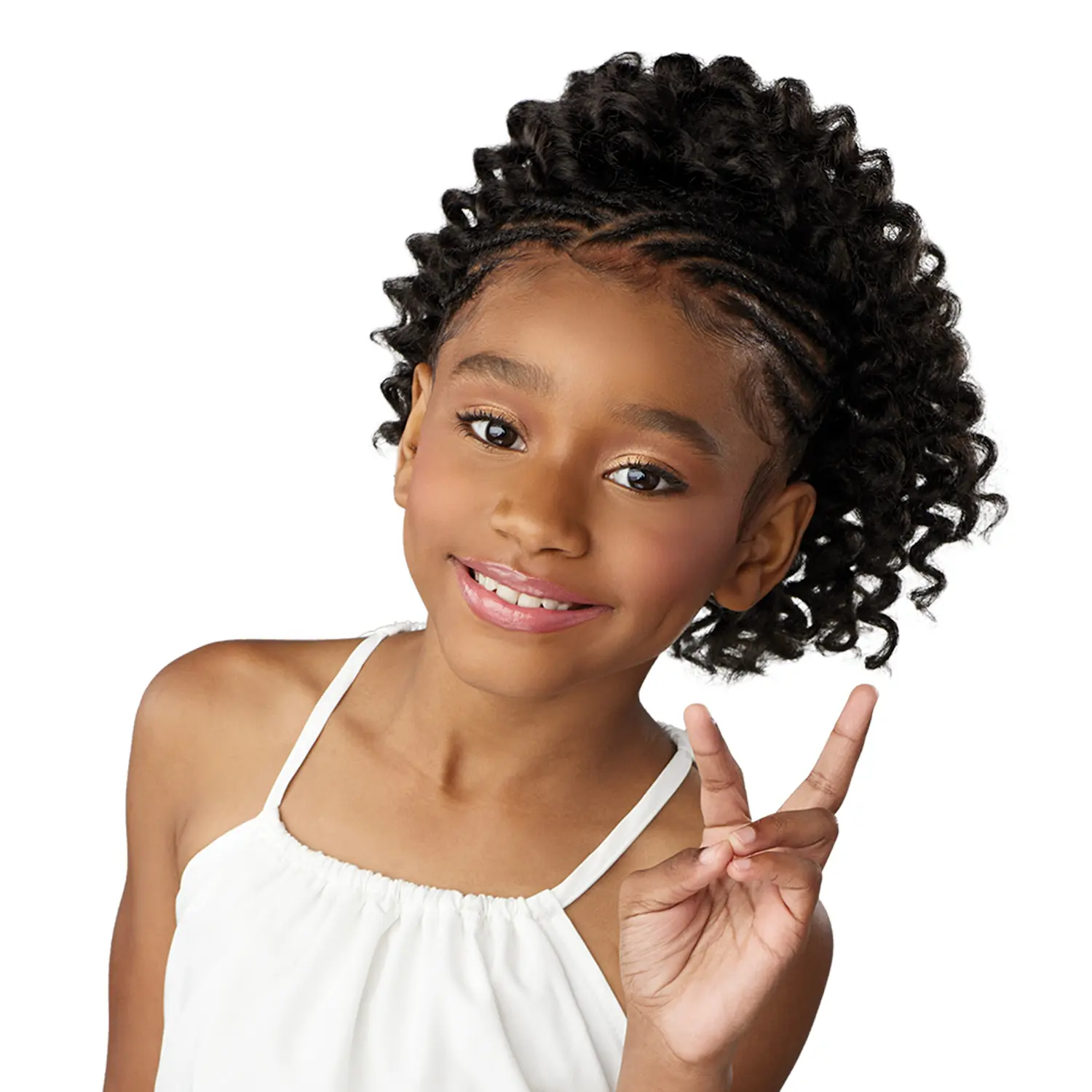 Sensationnel Lulu Pony Mini Gummy Synthetic Fiber Hair Extension - Defined Round Curls, Cute Hair Accessories