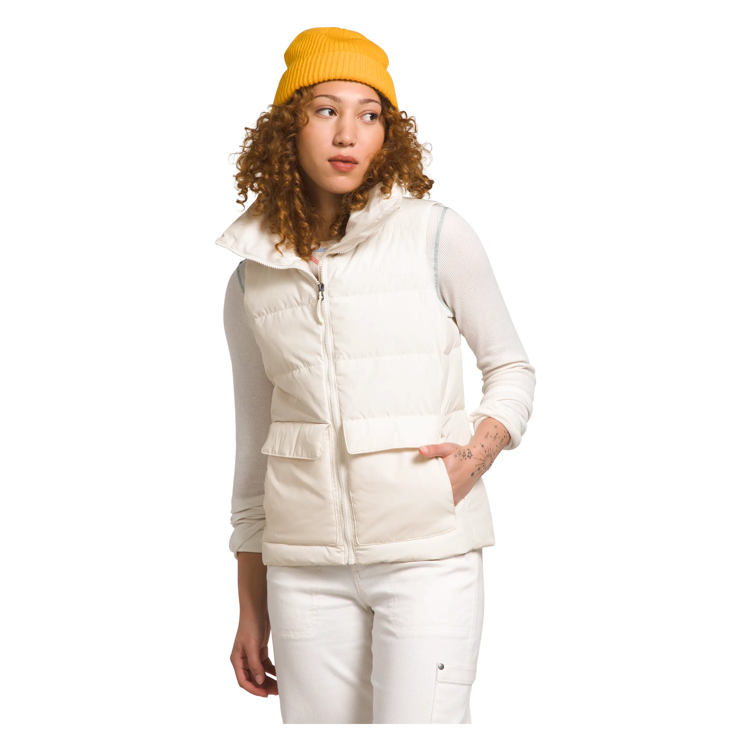 The North Face Women's Gotham Vest in Gardenia White