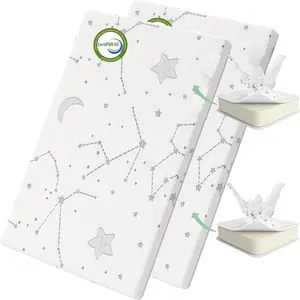 Breathable Pack and Play Mattress Pad 38x26 Waterproof Baby Mattress for Pack Play Matress Topper Waterproof Pack