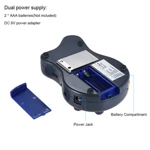 ammoon PockRock Portable Guitar Multi-effects Processor Effect Pedal 15 Effect Types 40 Drum Rhythms Tuning Function   with Power Adapter