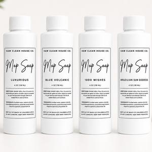 SAMPLE Mop Soap 4 Pack - 1 of Each Scent Scented Mop Soap Mop Soap Cleaner Household Cleaning Supplies