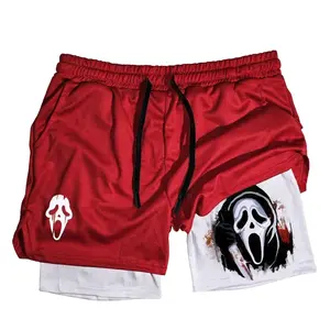Horror "Seeing Red" Gym Shorts