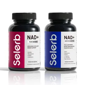Selerb NAD+ Supplement for Women (NMN Alternative) + NAD+ Supplement for Men Bundle – Liposomal-β-NAD+/NAD+, Trans-Resveratrol, CoQ10, D-Ribose, L-Carnitine, L-Arginine, Maca & Ashwagandha – Cellular Renewal, Energy, Skin Health