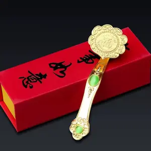 DIY Beading Craft Kit - Smooth Chinese Ruyi Feng Shui Decor Ornaments, Ideal Gift for DIY Enthusiasts
