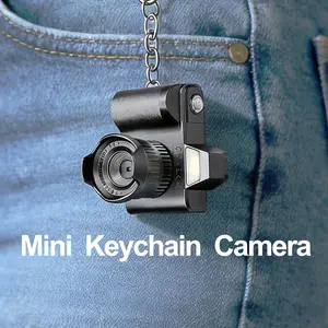 Mini Keychain Camera, 1080P Y2K Retro Cam with Filters, Cute Vlog Camera for Concerts, Travel & Parties
