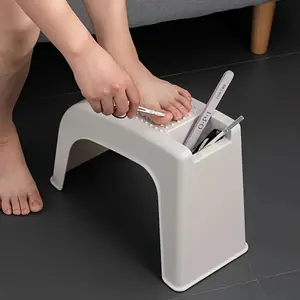 Shower Foot Rest, Shower Foot Stool for Shaving Legs, Pedicure Foot Rest Stand Inflatable Christmas Tree