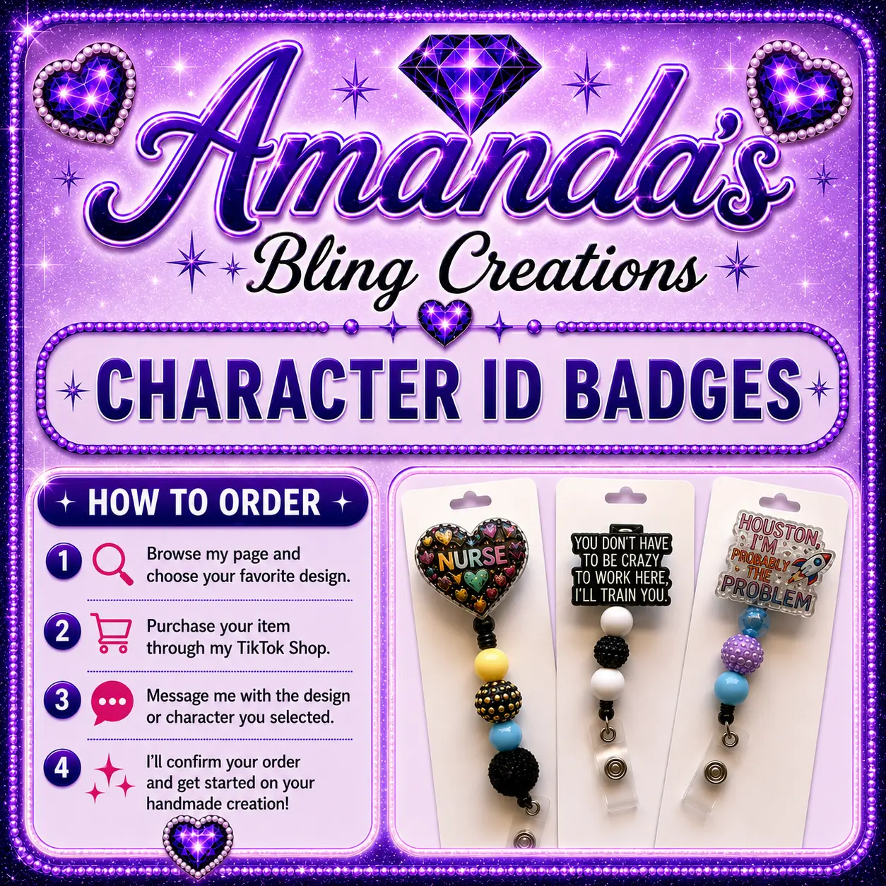 Custom Character ID Badges