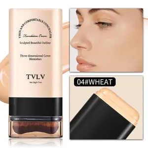 2-in-1 contour & foundation concealer stick, Makeup cosmetic concealer, matte natural finish, Hydrating buildable coverage, covers dark circles, long-lasting without caking, can be layered to create a makeup look, suitable for all skin types