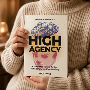 【Return to Being Books】High Agency Book, Practical Self Help Guide for Taking Action When Stuck, Mindset Reset, Stop Overthinking, Beat Procrastination, Build Confidence, Decision Making & Personal Growth Book #BookTok
