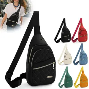 【DealsForYouDays】Crossbody Small Sling Backpack Sling Bag for Women Men, Chest Bag Daypack Crossbody for Travel Sport Running Hiking