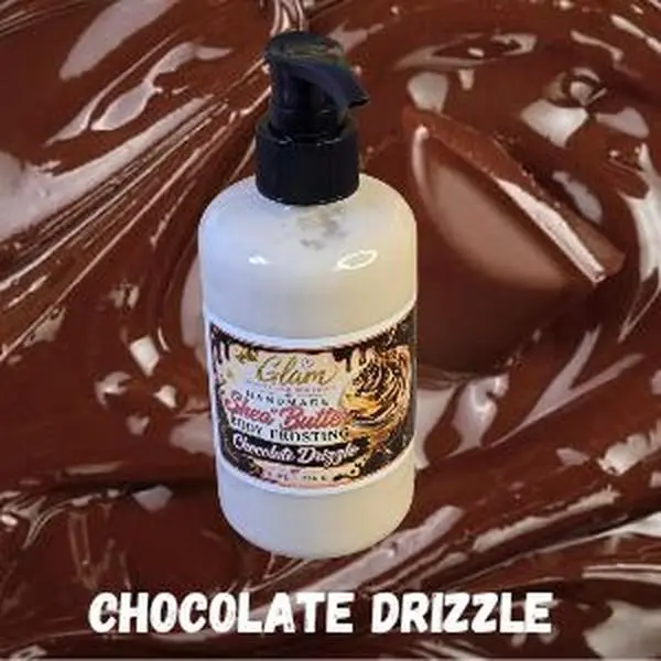 Shea Butter Body Lotion, Lightweight Moisturizer for Gentle Eczema Relief & Daily Hydration on Sensitive Skin, Chocolate Drizzle, Body Care Rich in Vitamins, 8 oz, Restore, Moisture, Blend