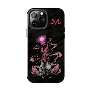 Evil Buu Vintage DBZ Phone Case Compatible with iPhone 7, 8, X, 11, 12, 13, 14, 15, 16 17 & Samsung Galaxy S21, S22, S23 & S24 S25 series